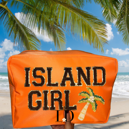 Large Orange Pouch